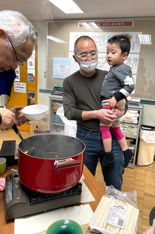 札幌の学習塾「現役予備校TANJI」イベント-お雑煮（3）